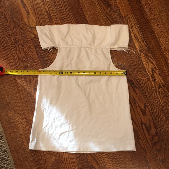 White tibi shoulder top S - Picture 5 of 5